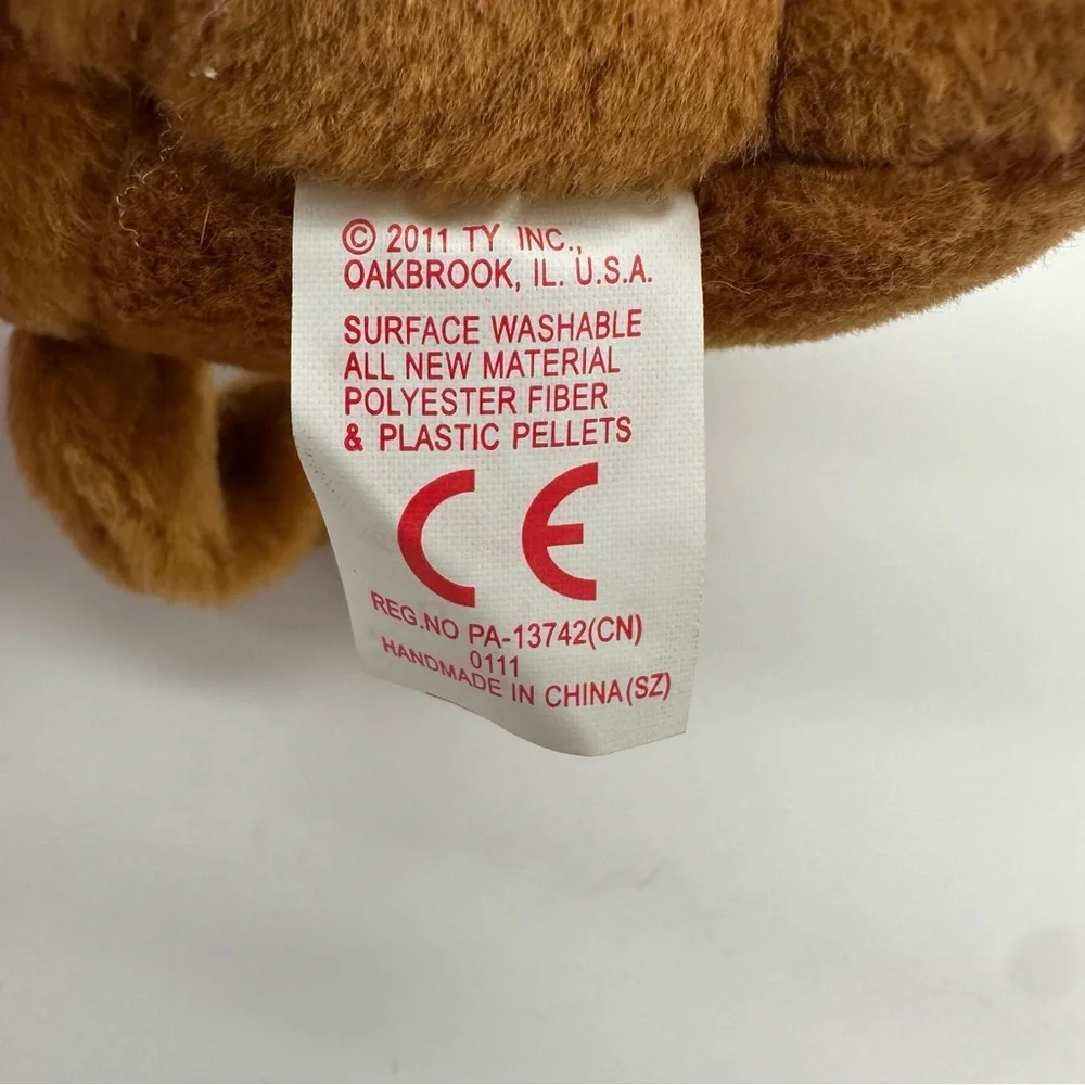 Ty Scooby Doo Brown Plush Stuffed Animal Beanie Baby